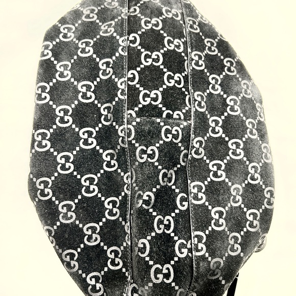 RARE Gucci vintage GG Suede shoulder bag - Picture 13 of 15